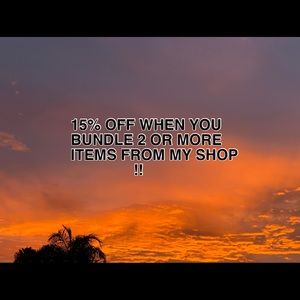 15% OFF BUNDLES